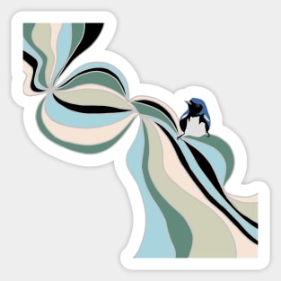 Wavy Warbler Sticker